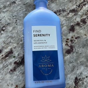 NWT! Bath & Body Works Aroma Find Serenity Mimosa Spearmint Body Lotion 6.5 Oz